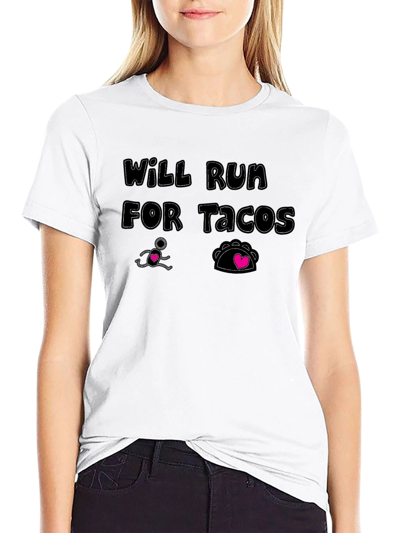 Will Run for Tacos Graphic T-Shirt
