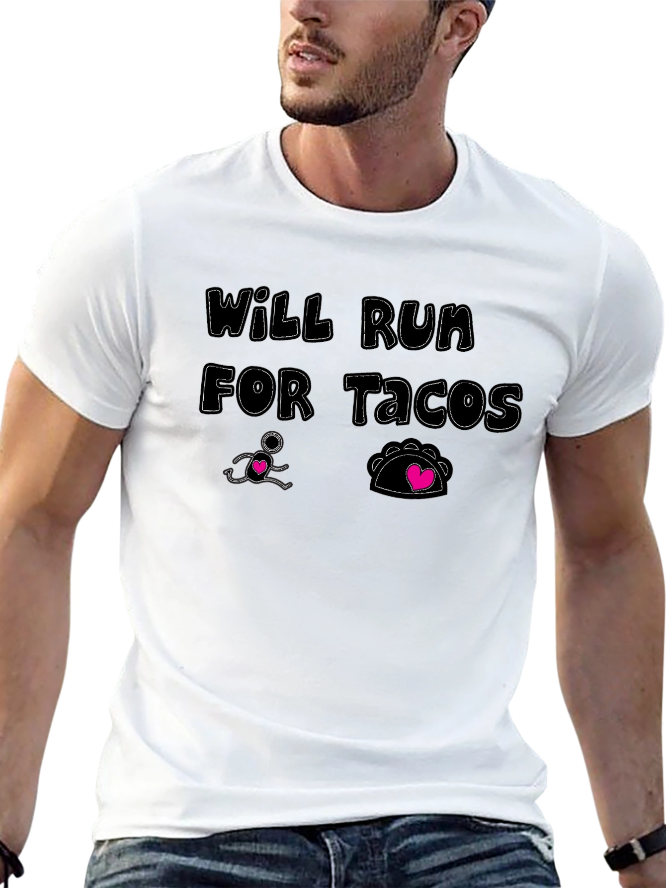 Will Run for Tacos Graphic T-Shirt