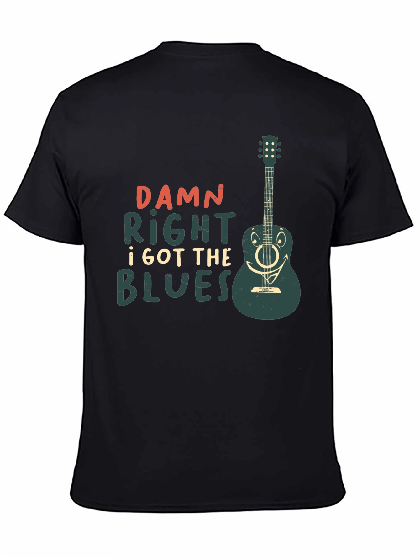 Damn Right I Got The Blues Guitar T-Shirt