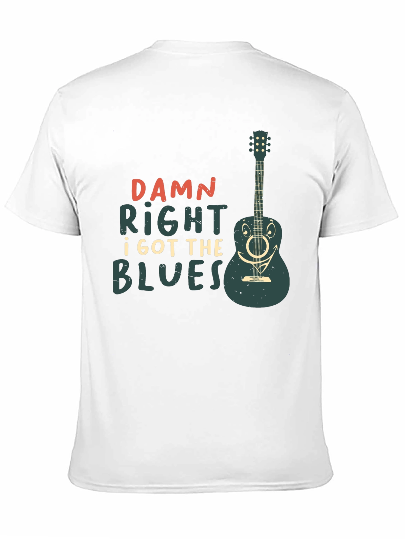Damn Right I Got The Blues Guitar T-Shirt