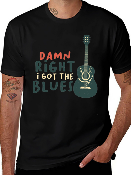 Damn Right I Got The Blues Guitar T-Shirt