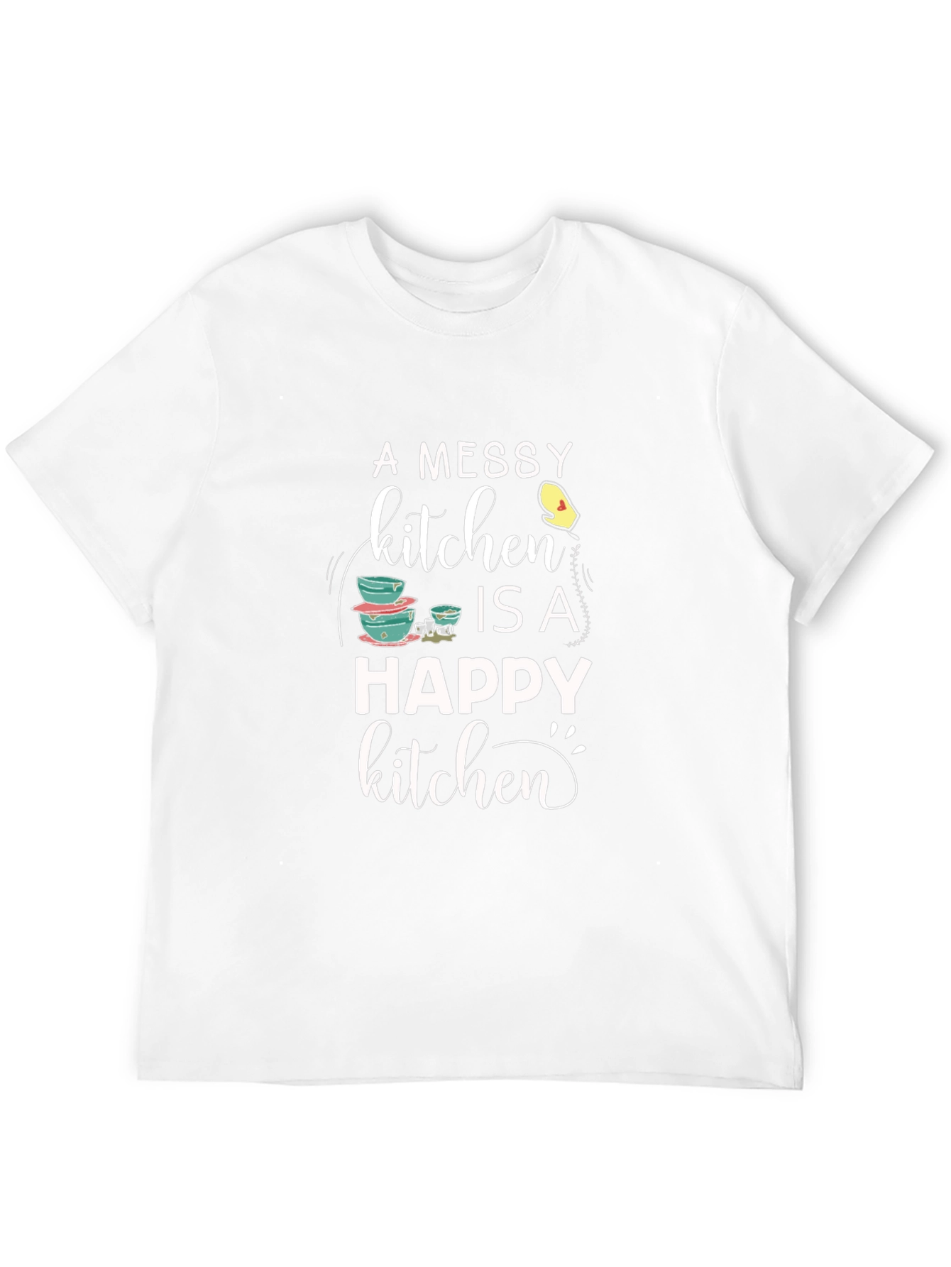 Messy Kitchen Happy Kitchen Graphic Tee