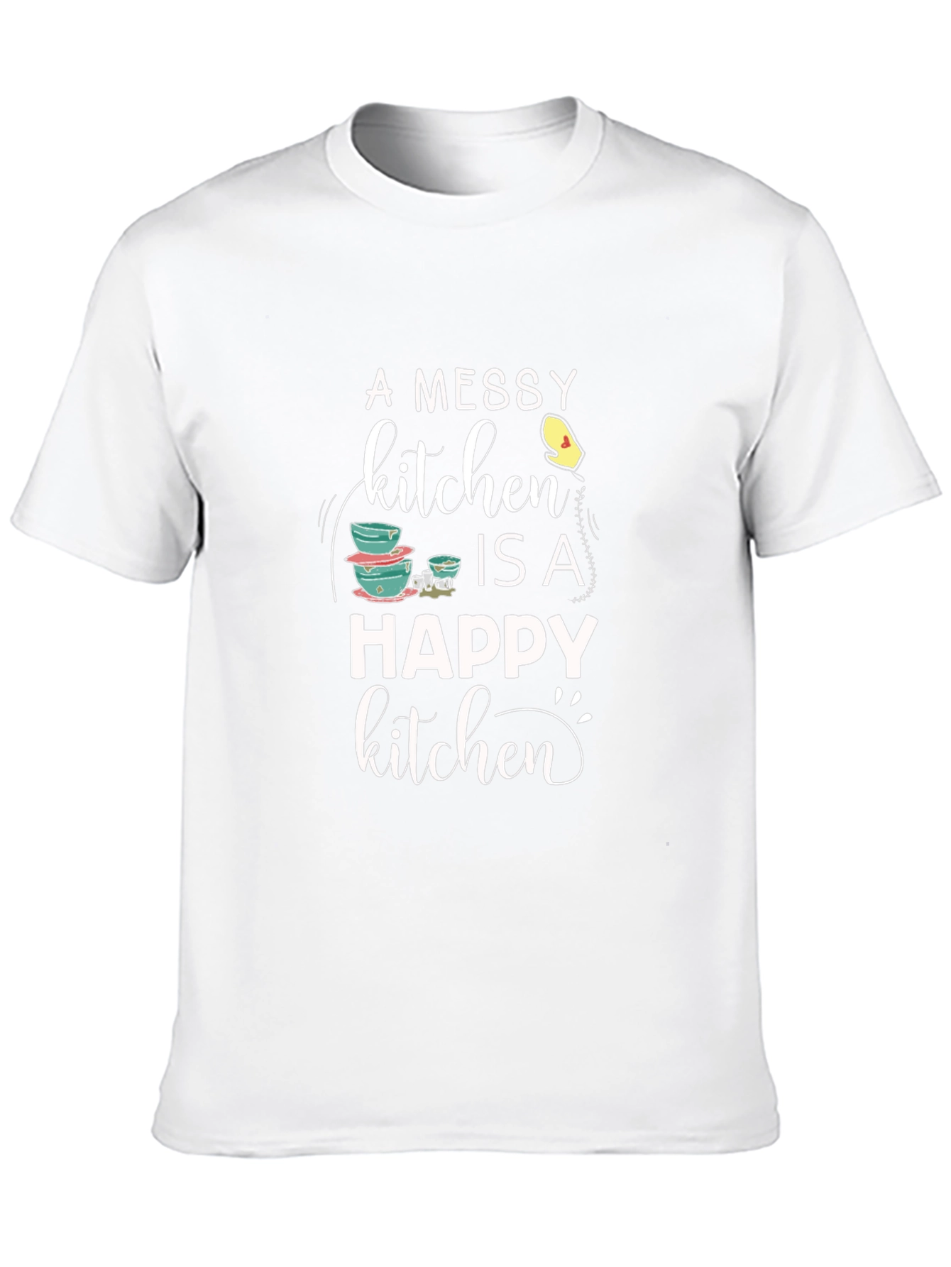 Messy Kitchen Happy Kitchen Graphic Tee
