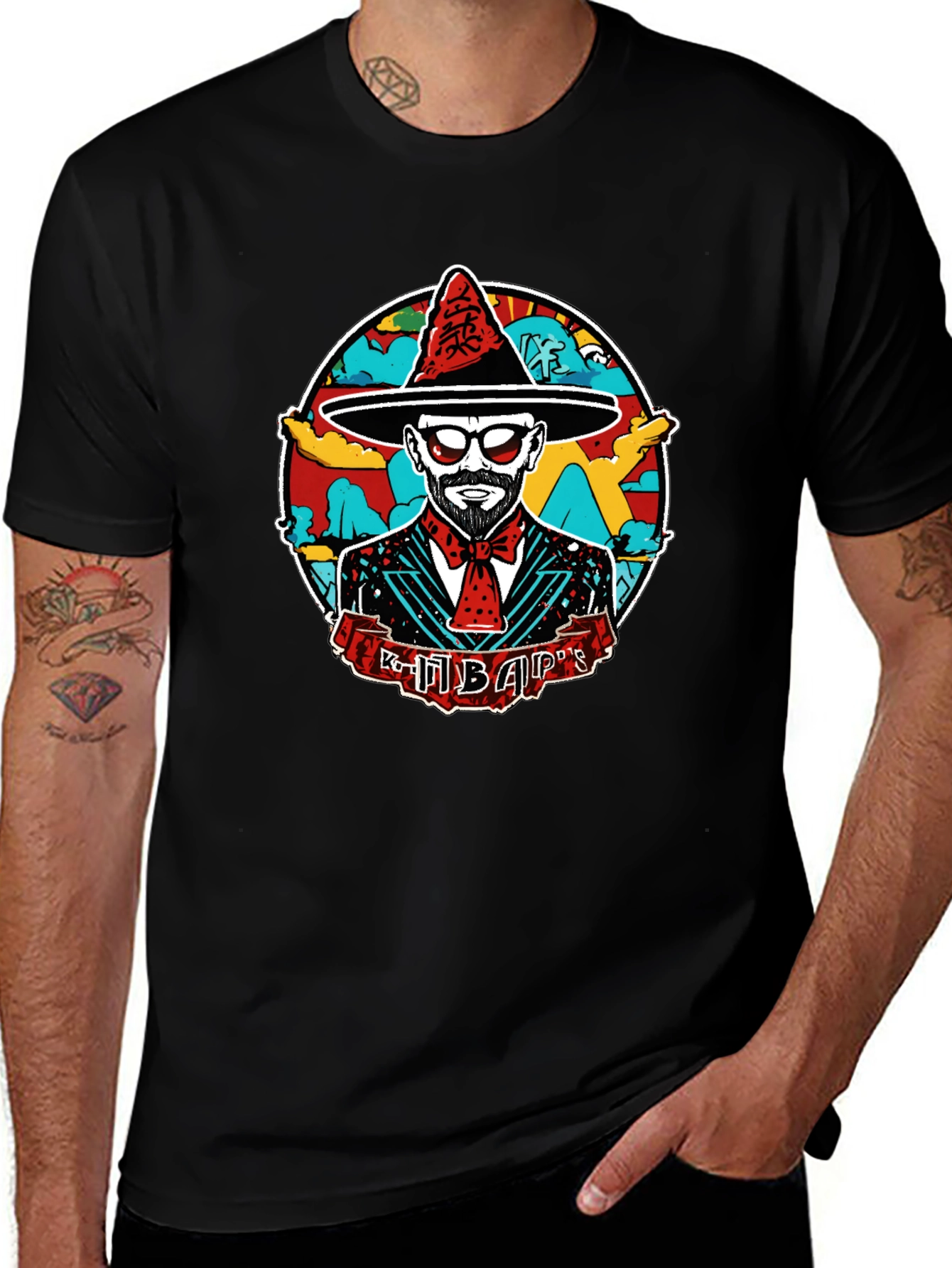 Hipster Mariachi T-Shirt Cool Novelty Graphic Tee
