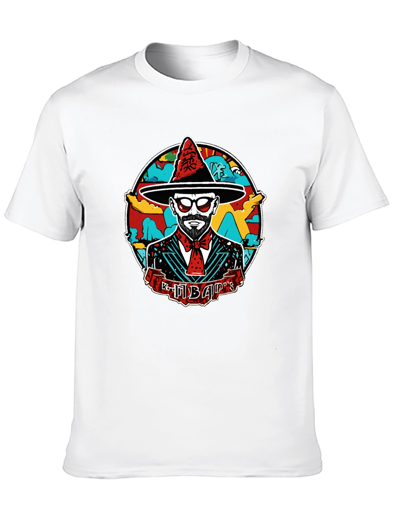 Hipster Mariachi T-Shirt Cool Novelty Graphic Tee