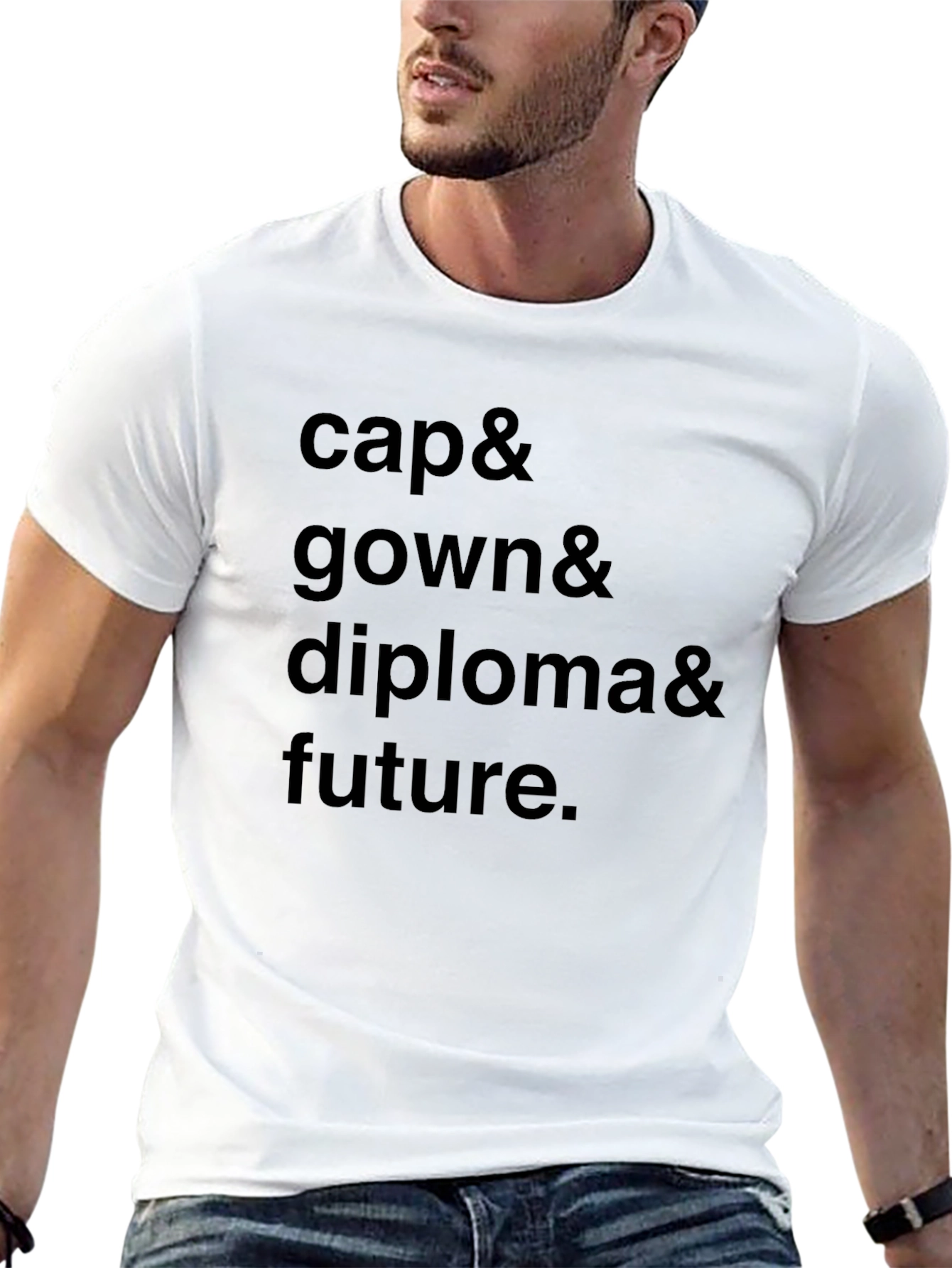 Graduation Cap Gown Diploma Future Black T-Shirt