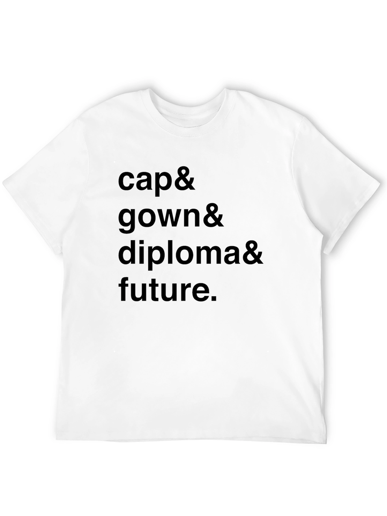 Graduation Cap Gown Diploma Future Black T-Shirt
