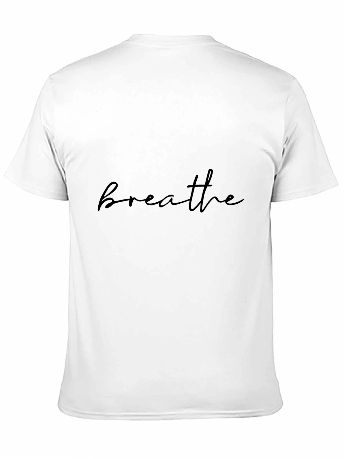 Breathe Black T-Shirt - Mens Casual Tee