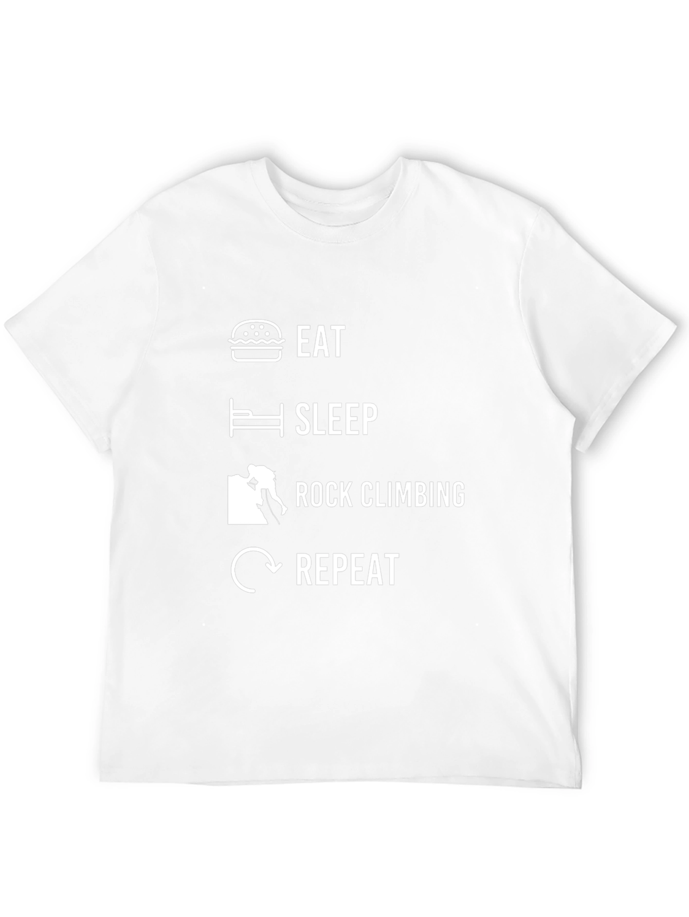 Eat Sleep Rock Climbing Repeat T-Shirt