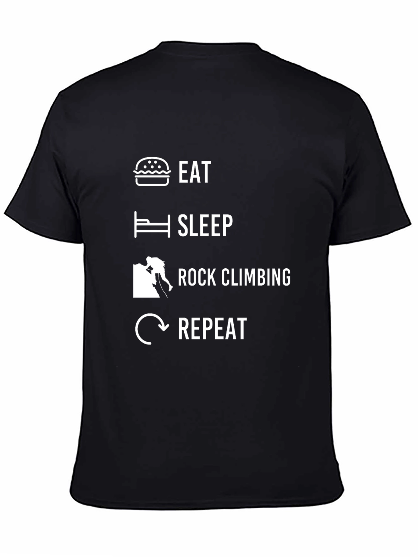 Eat Sleep Rock Climbing Repeat T-Shirt