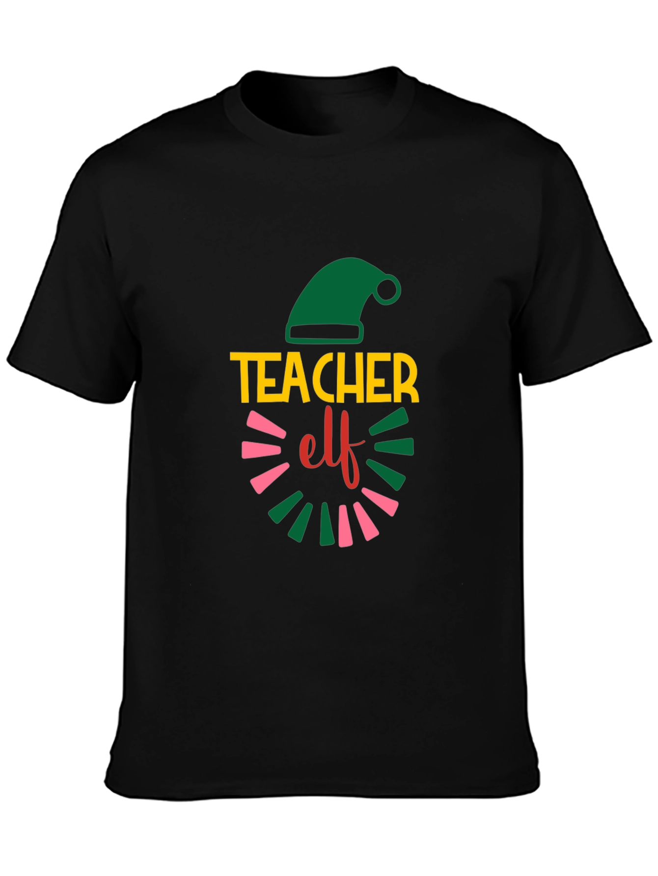 Teacher Elf Christmas T-Shirt