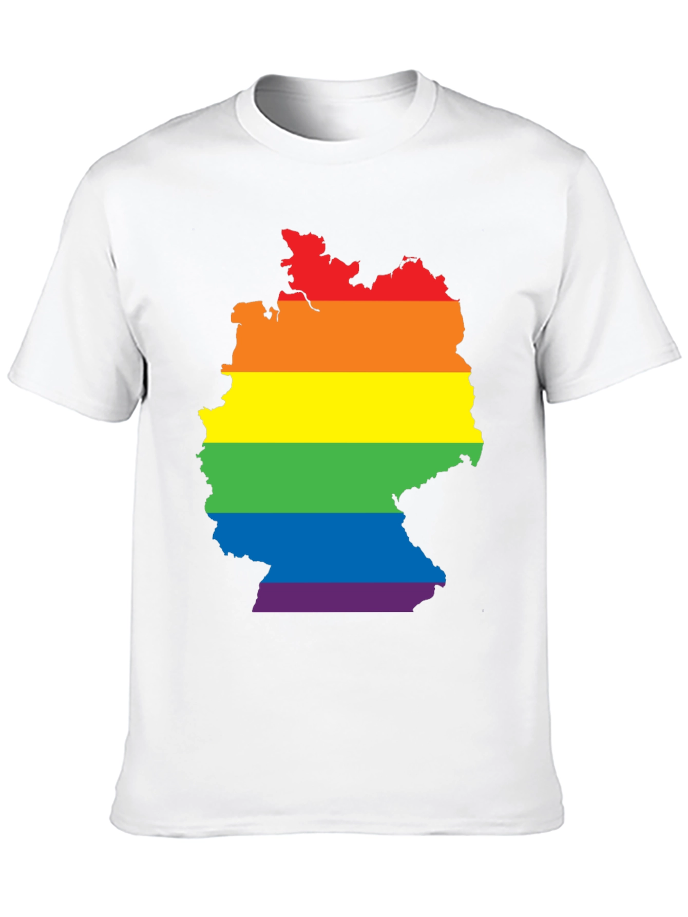 Germany Pride LGBT Map T-Shirt