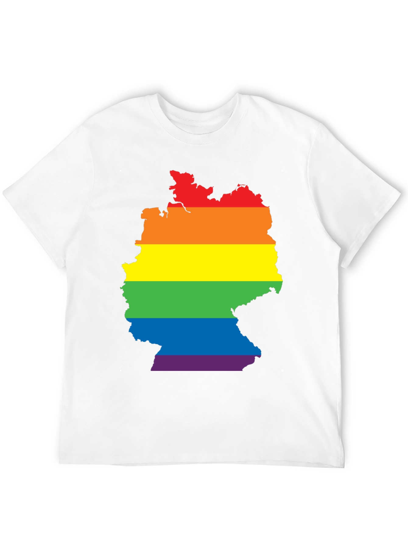 Germany Pride LGBT Map T-Shirt