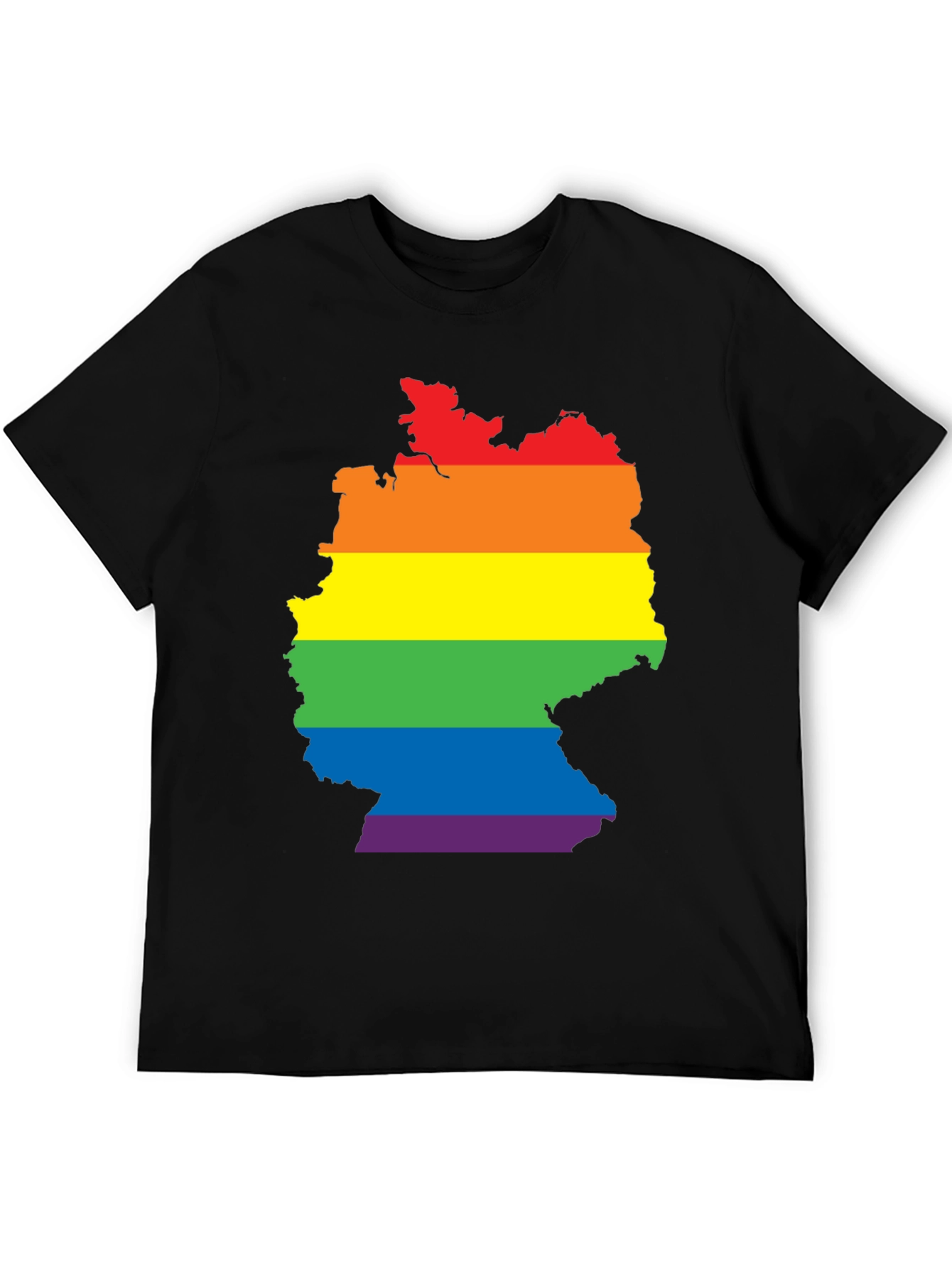 Germany Pride LGBT Map T-Shirt
