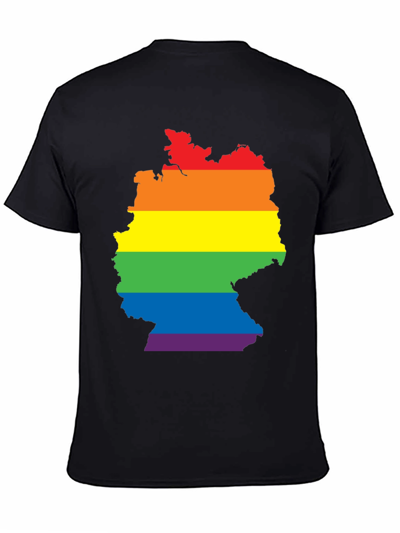 Germany Pride LGBT Map T-Shirt