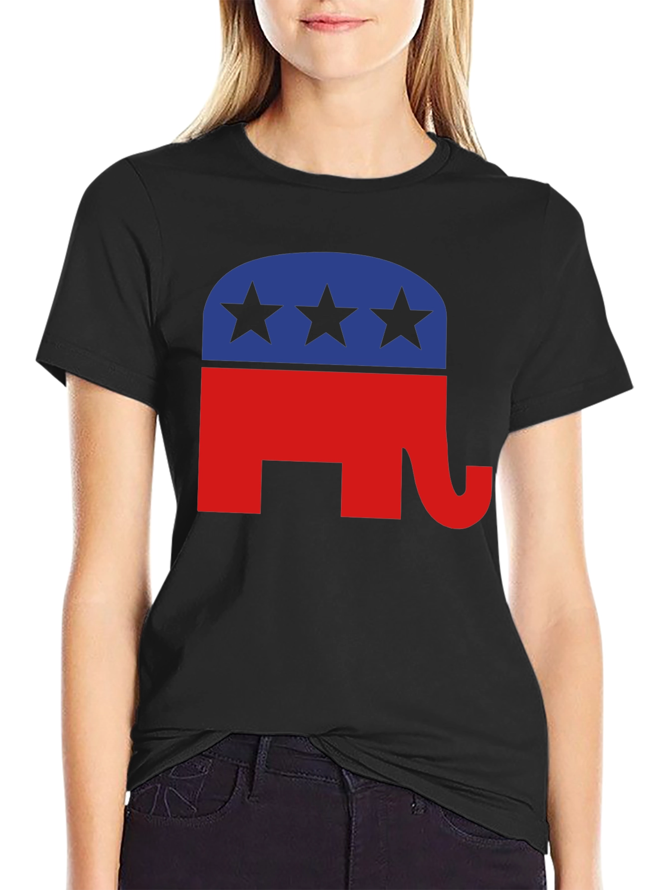 Republican Elephant Graphic Tee - Patriotic Political Shirt