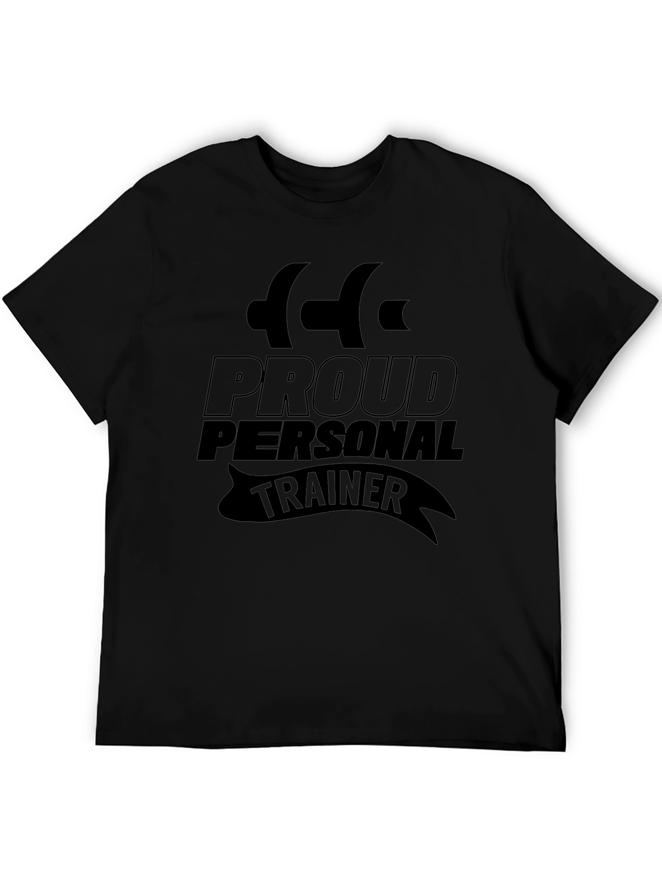 Proud Personal Trainer Black T-Shirt