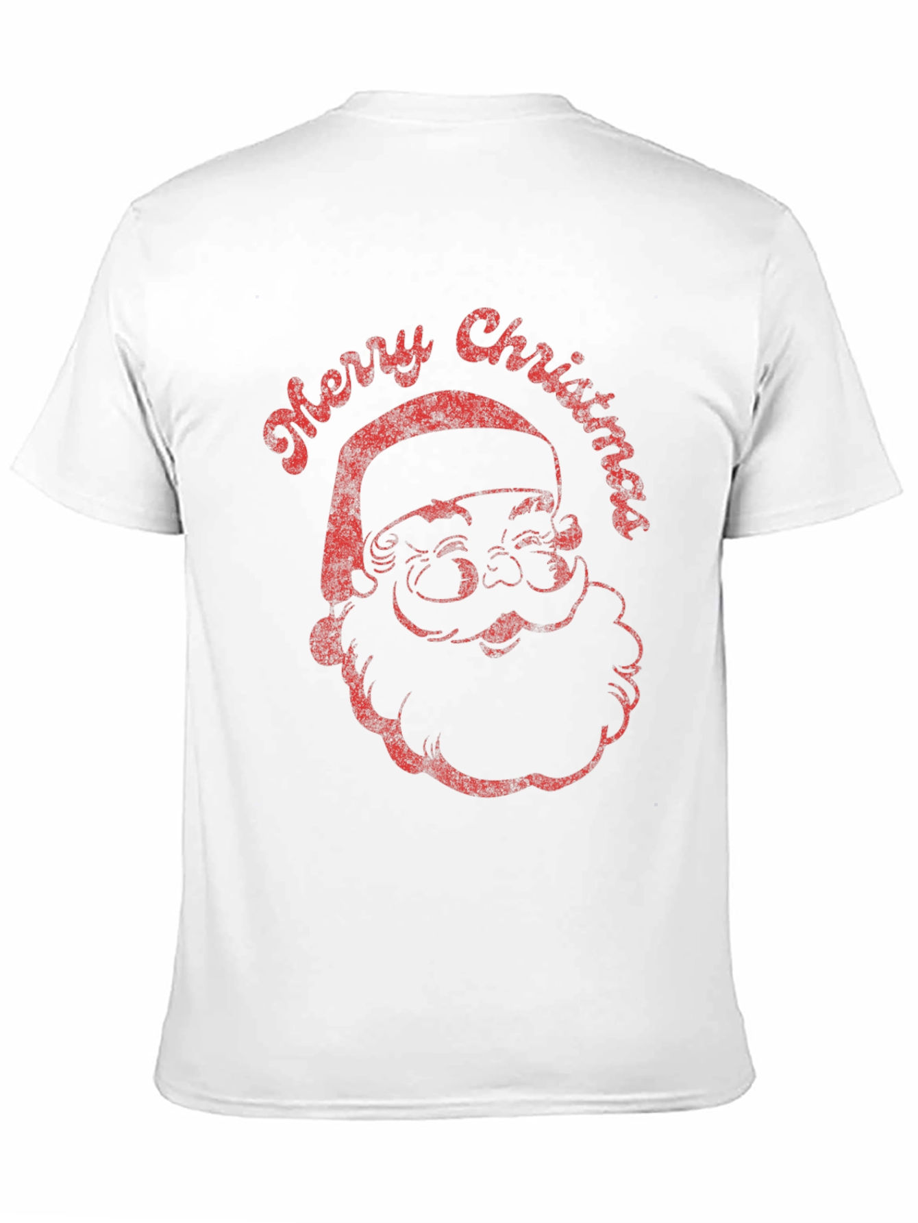 Retro Santa Merry Christmas Graphic Tee
