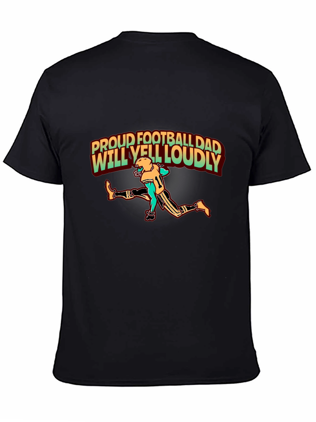 Proud Football Dad T-Shirt - Loud and Proud!