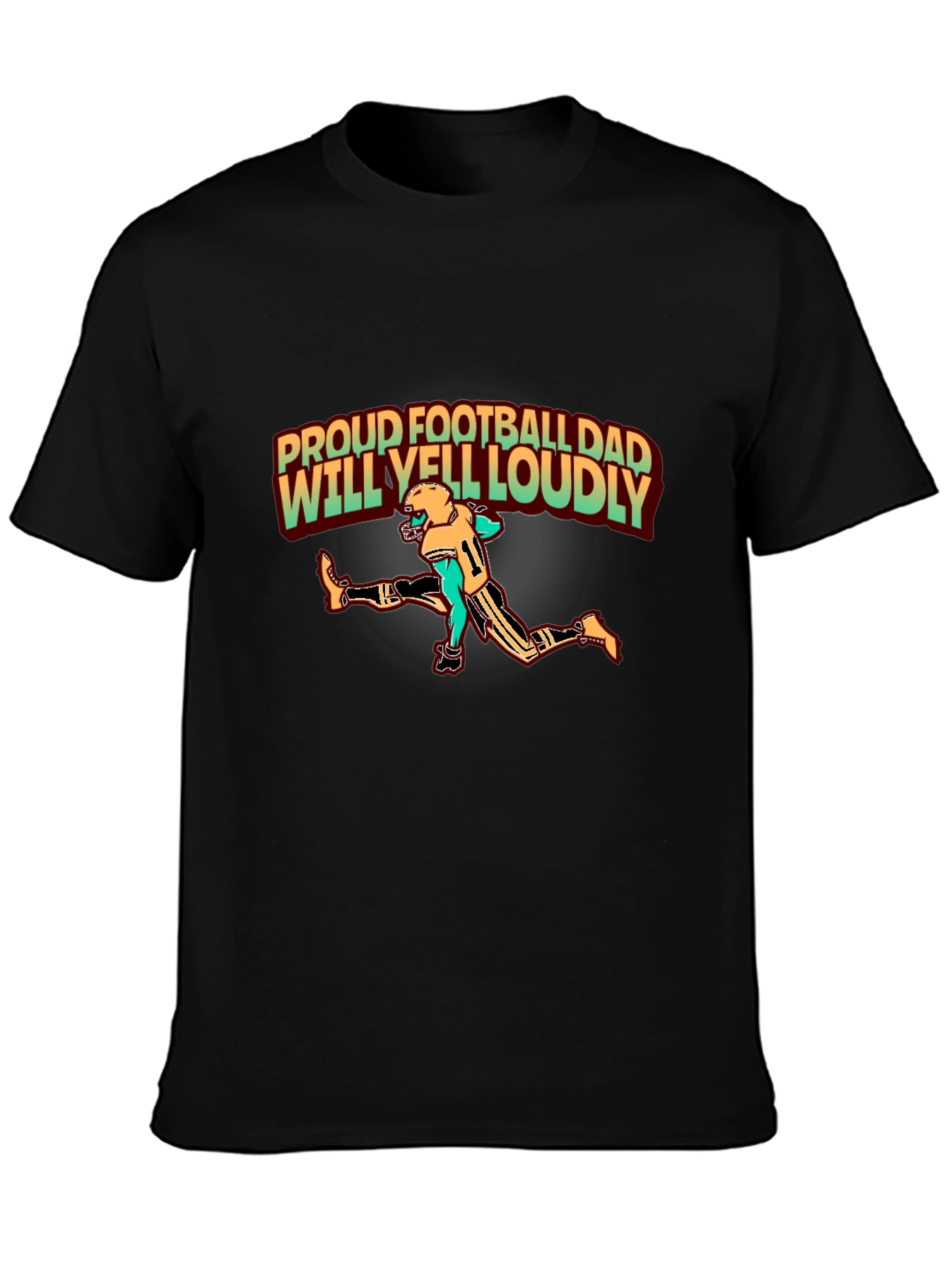 Proud Football Dad T-Shirt - Loud and Proud!