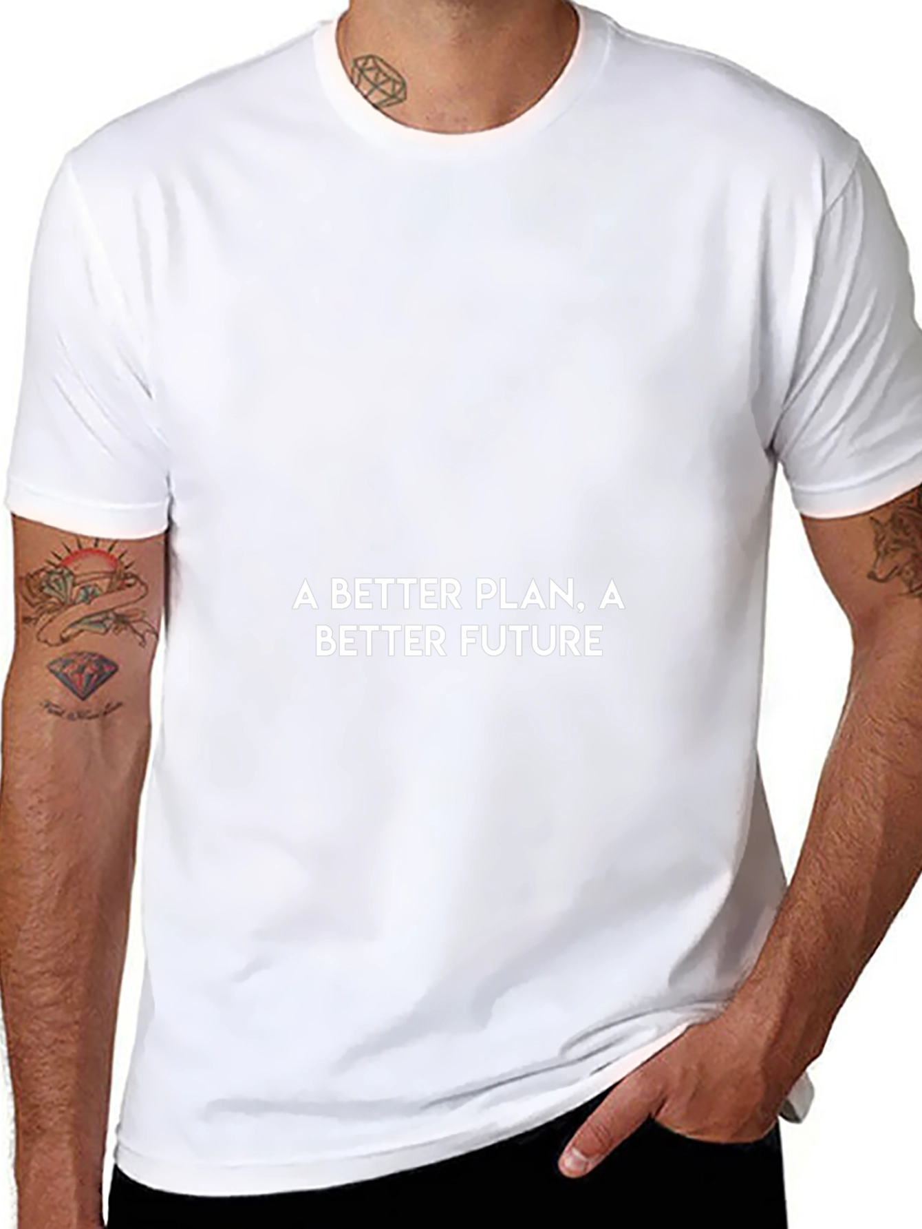 A Better Plan Tee - Motivational Black T-Shirt