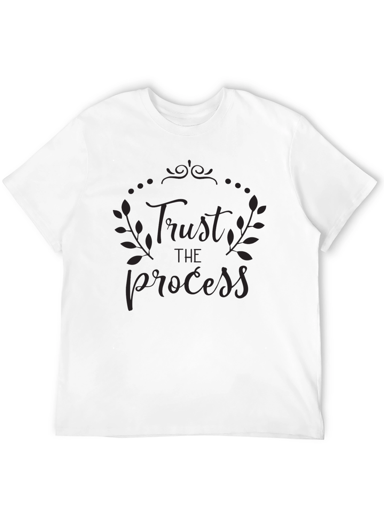 Trust the Process Graphic Tee - Black