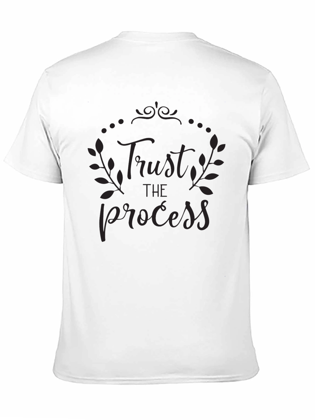Trust the Process Graphic Tee - Black