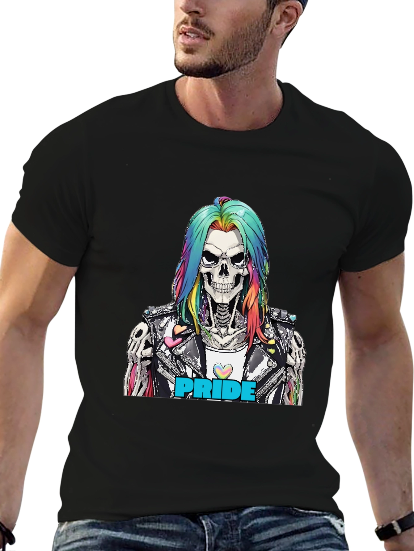 Pride Skeleton T-Shirt - Rainbow Pride LGBTQ Apparel