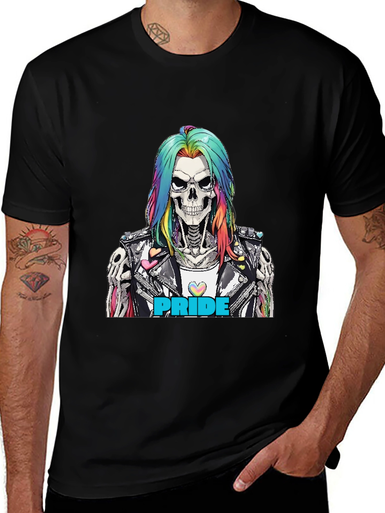 Pride Skeleton T-Shirt - Rainbow Pride LGBTQ Apparel