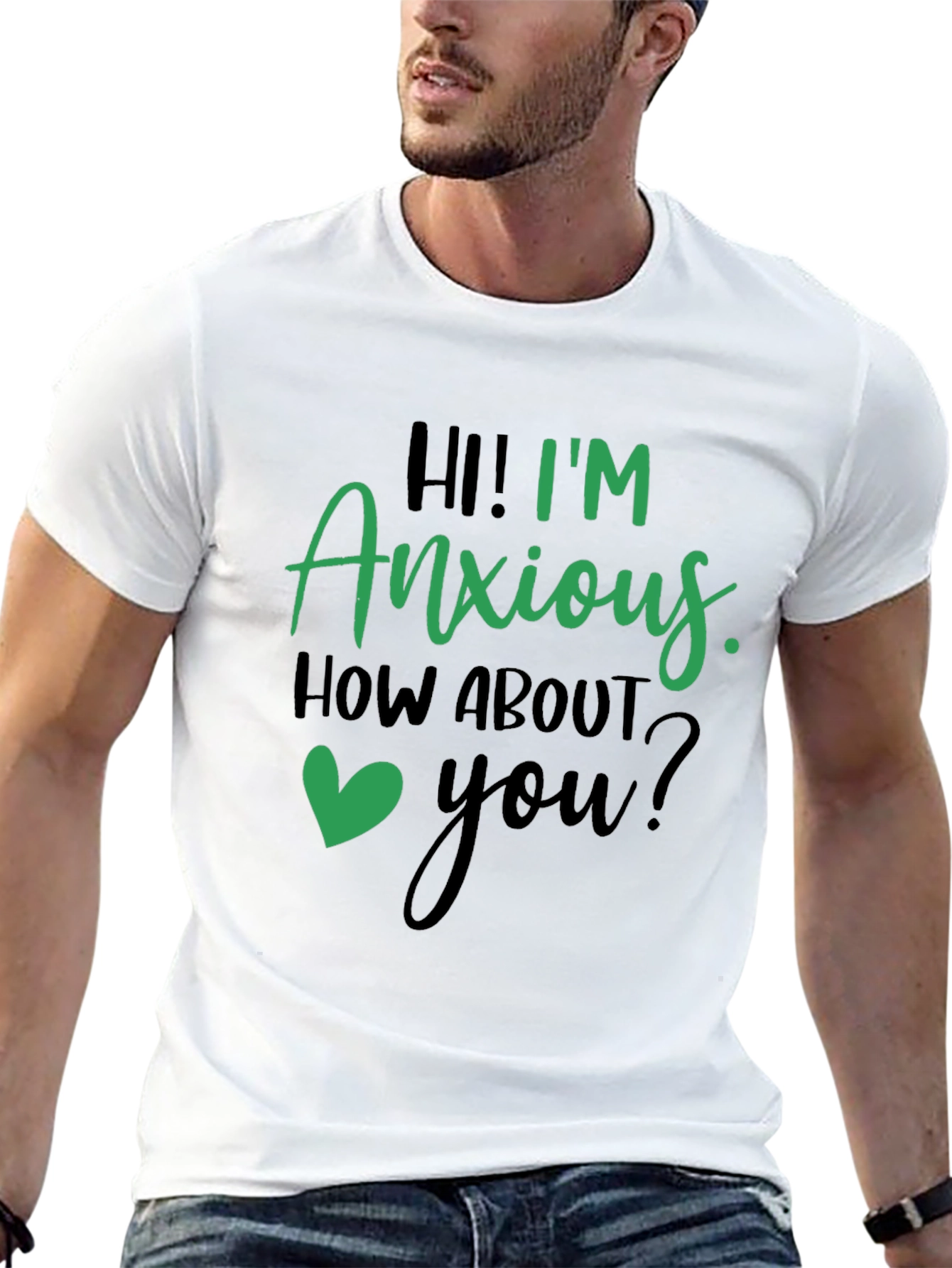 Anxious Statement Graphic Tee - Comfort & Style