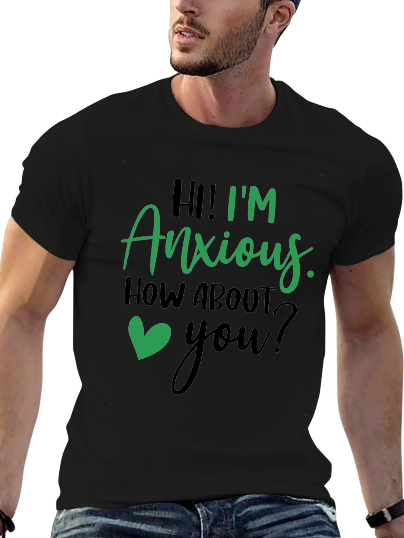 Anxious Statement Graphic Tee - Comfort & Style