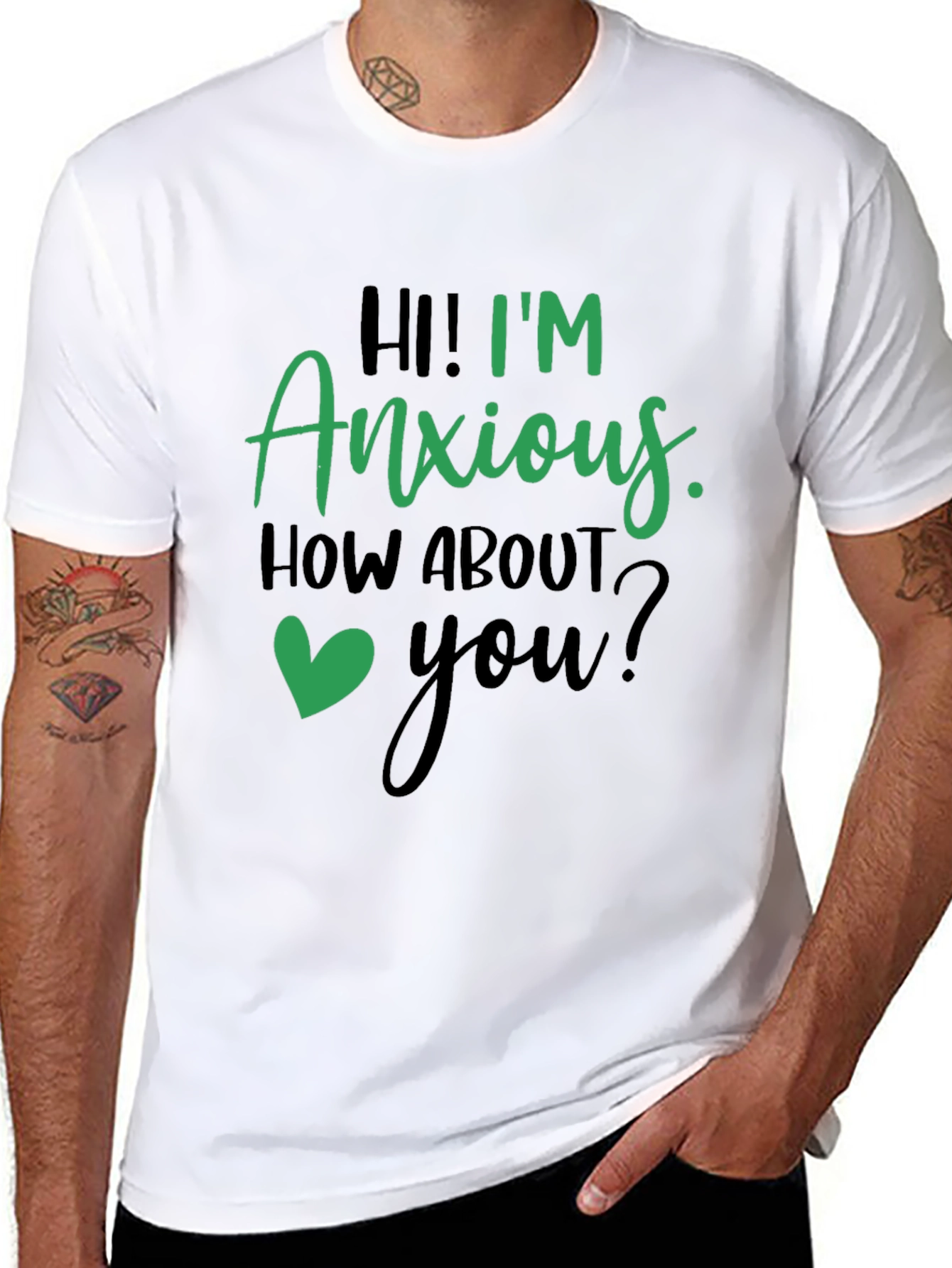 Anxious Statement Graphic Tee - Comfort & Style