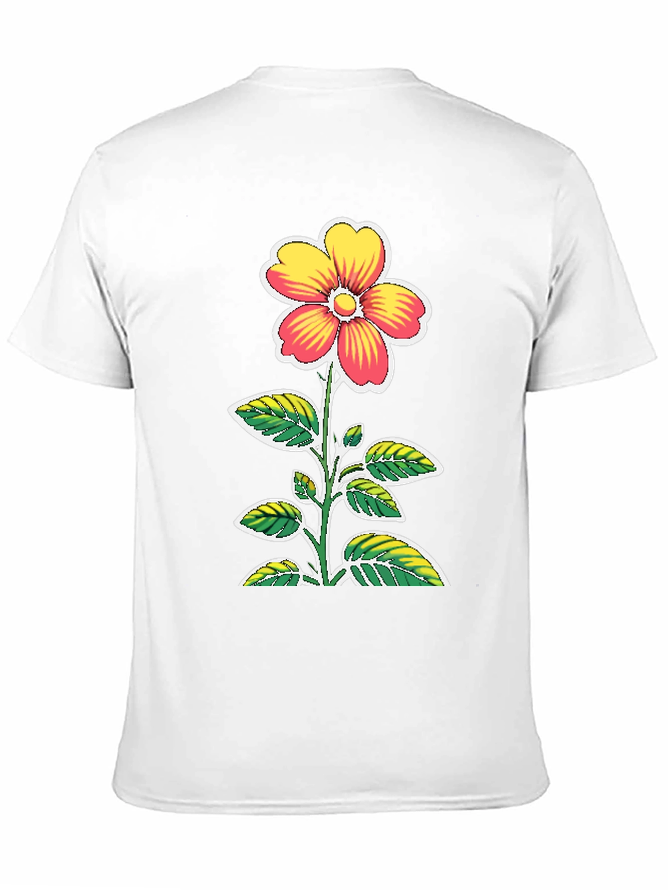 Floral Graphic Black T-Shirt