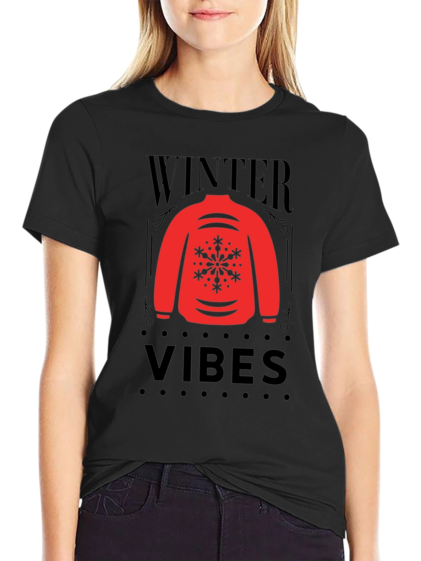 Winter Vibes Graphic T-Shirt