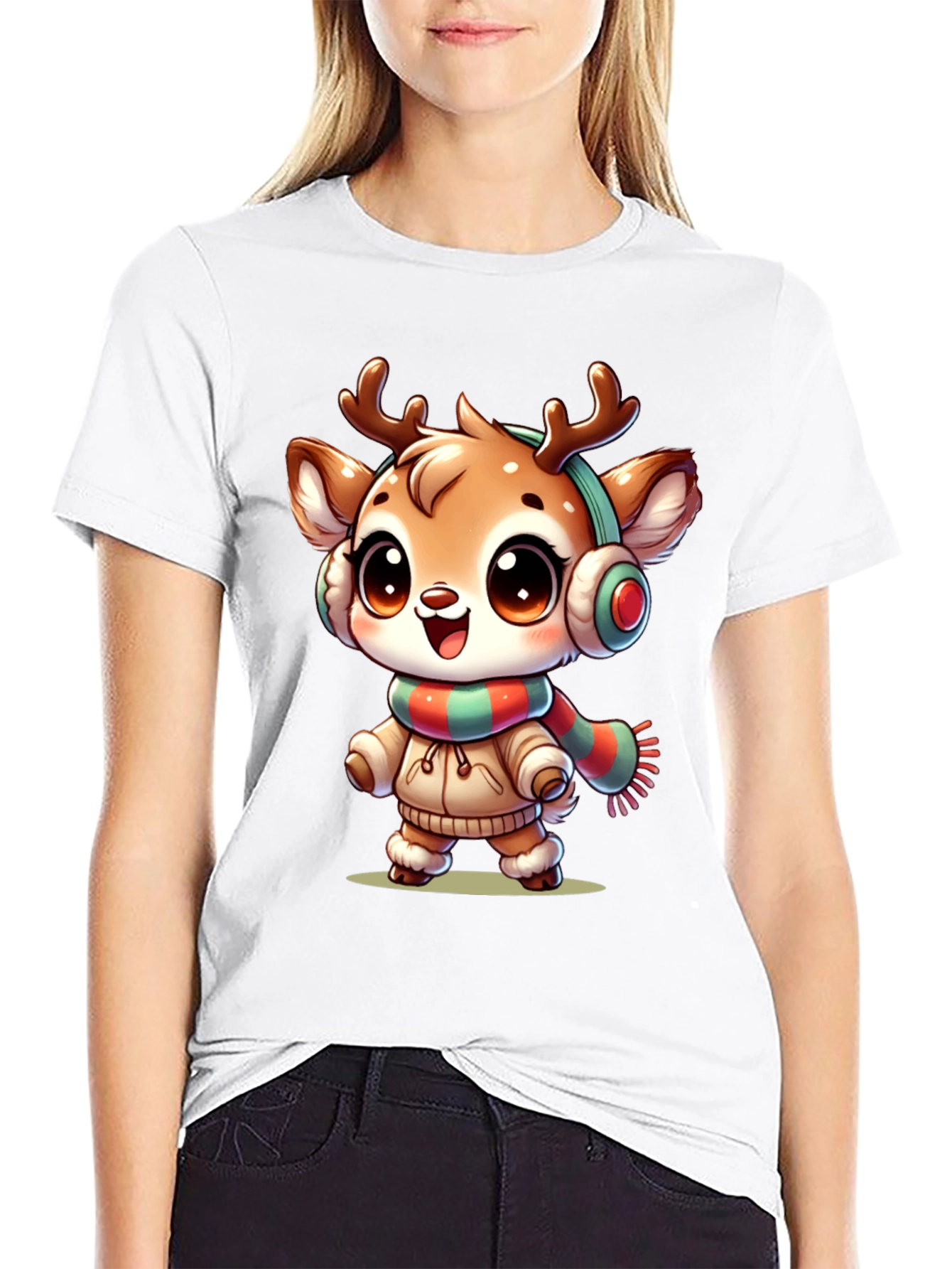 Cute Deer Graphic Tee