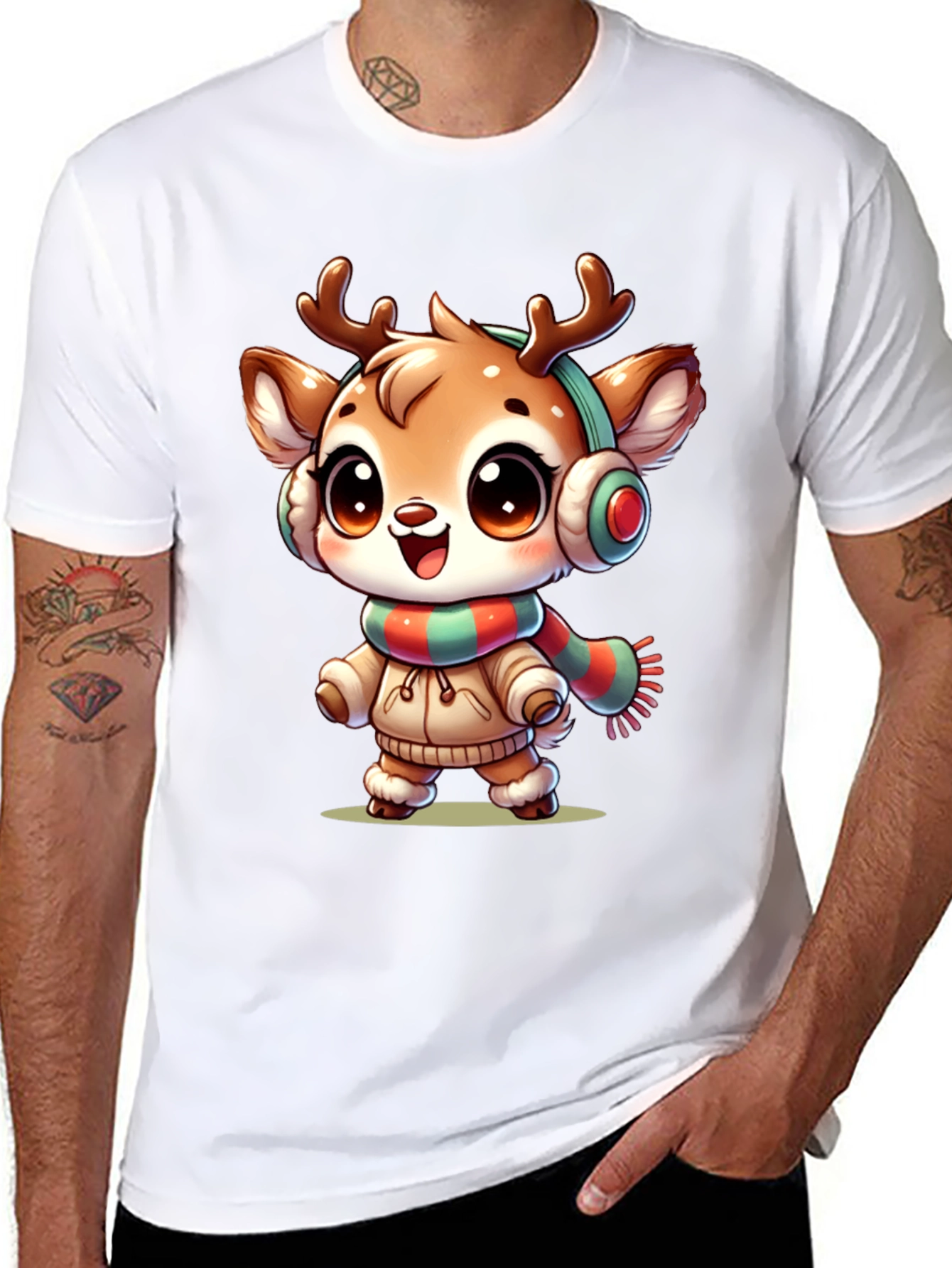 Cute Deer Graphic Tee