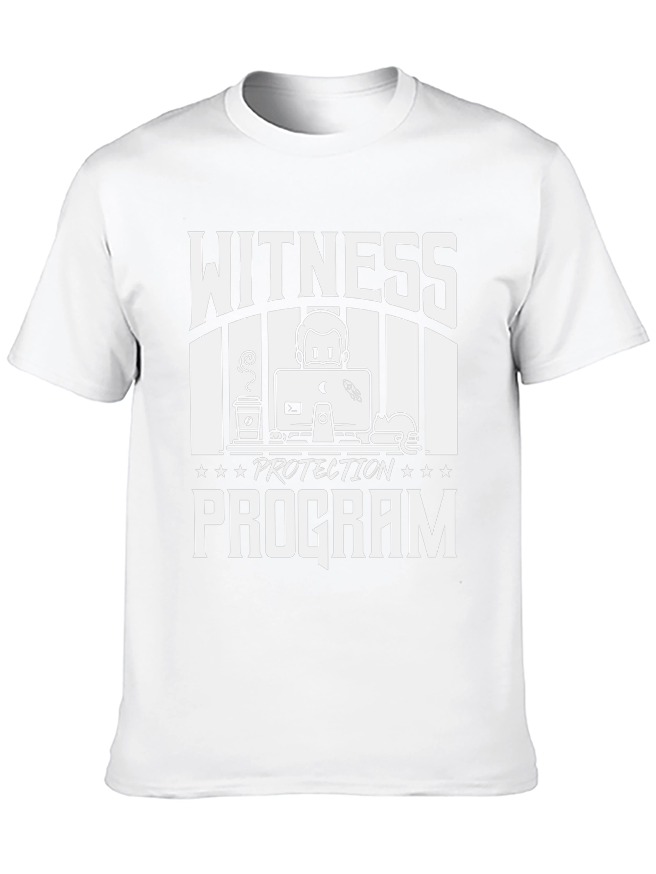 Witness Protection Program Black Graphic Tee