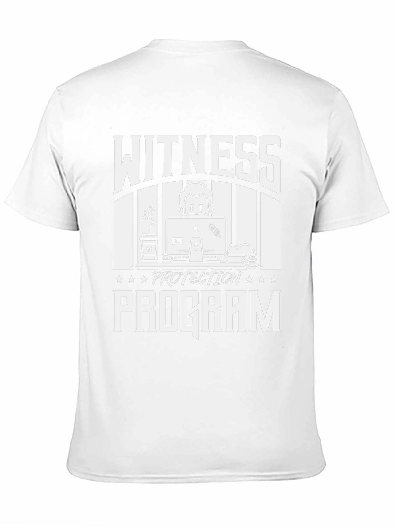 Witness Protection Program Black Graphic Tee