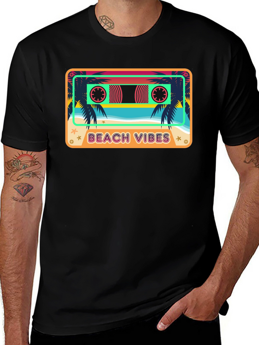 Beach Vibes Cassette Tape T-Shirt