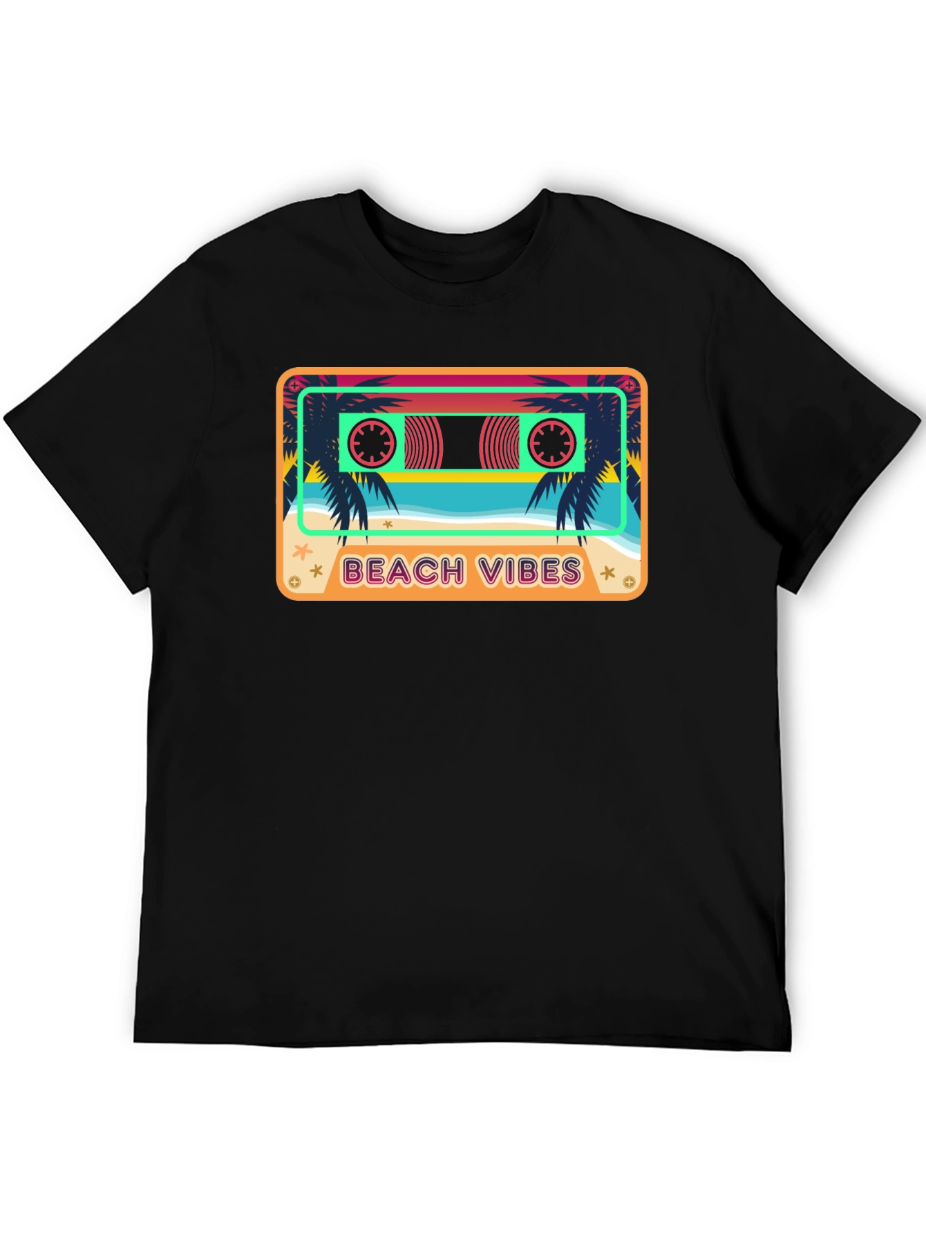 Beach Vibes Cassette Tape T-Shirt
