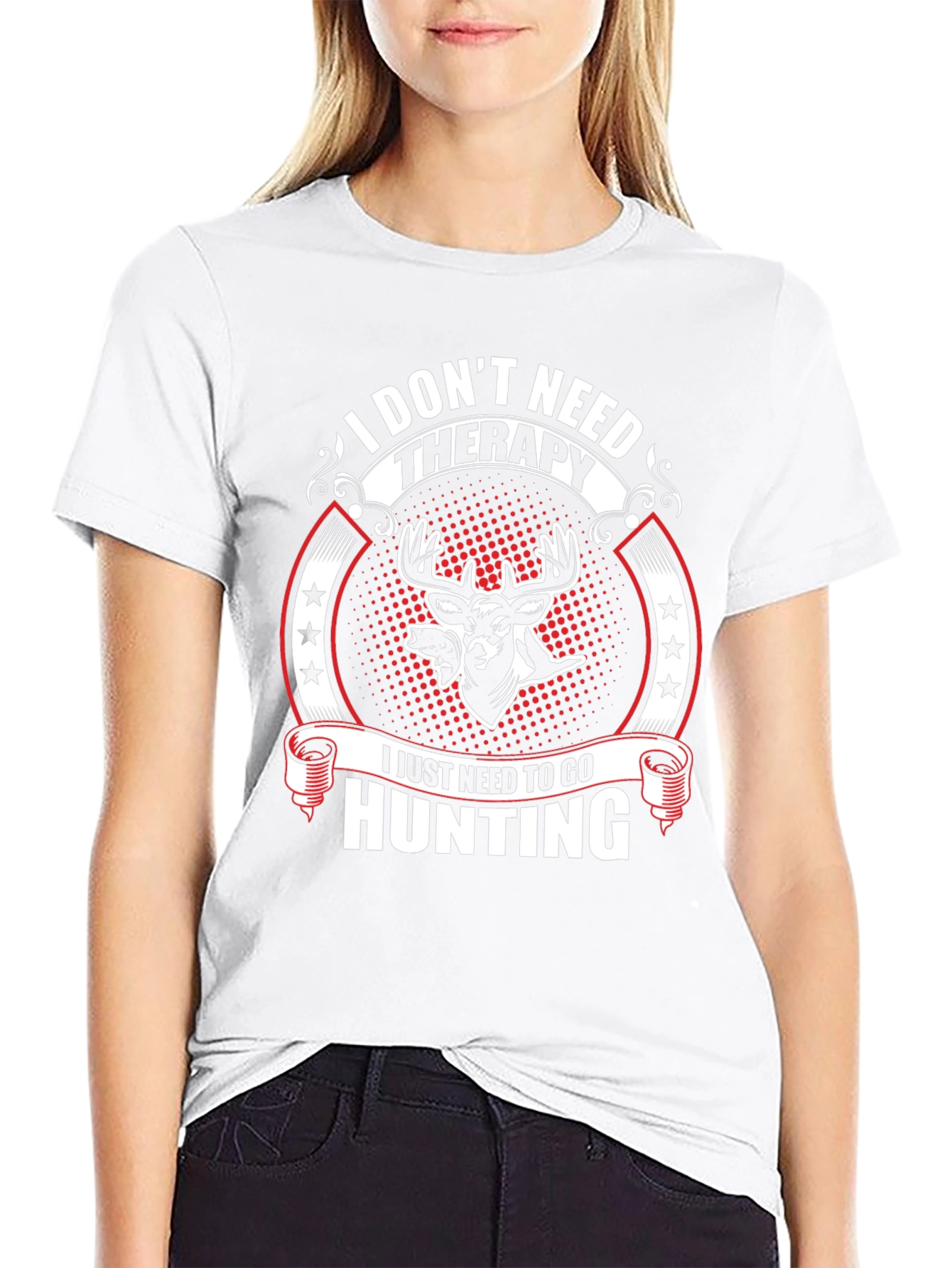 Hunting Therapy T-Shirt - Deer Graphic Tee