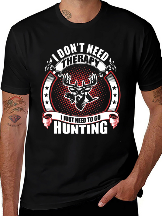 Hunting Therapy T-Shirt - Deer Graphic Tee