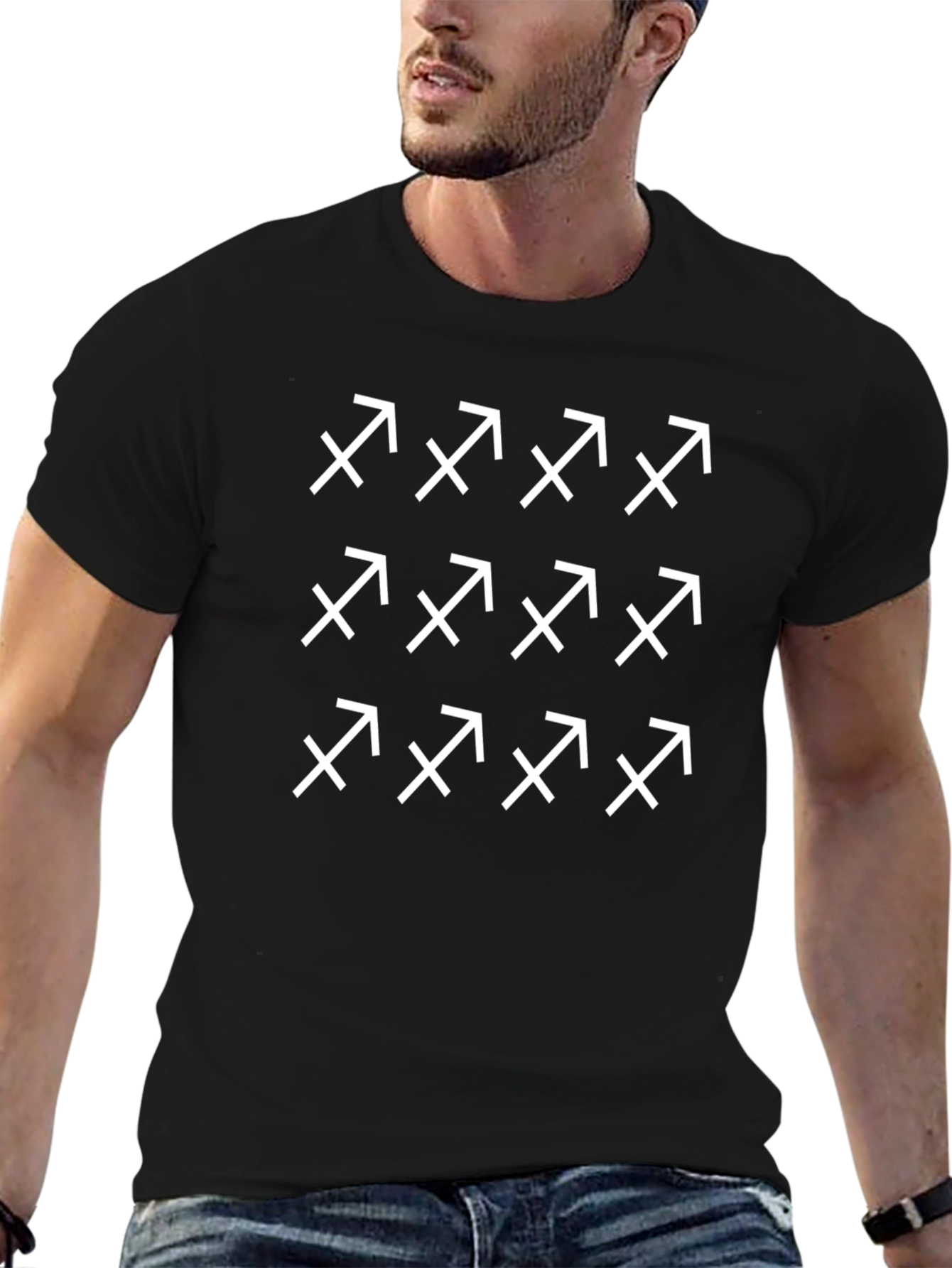 Sagittarius Zodiac T-Shirt - Black