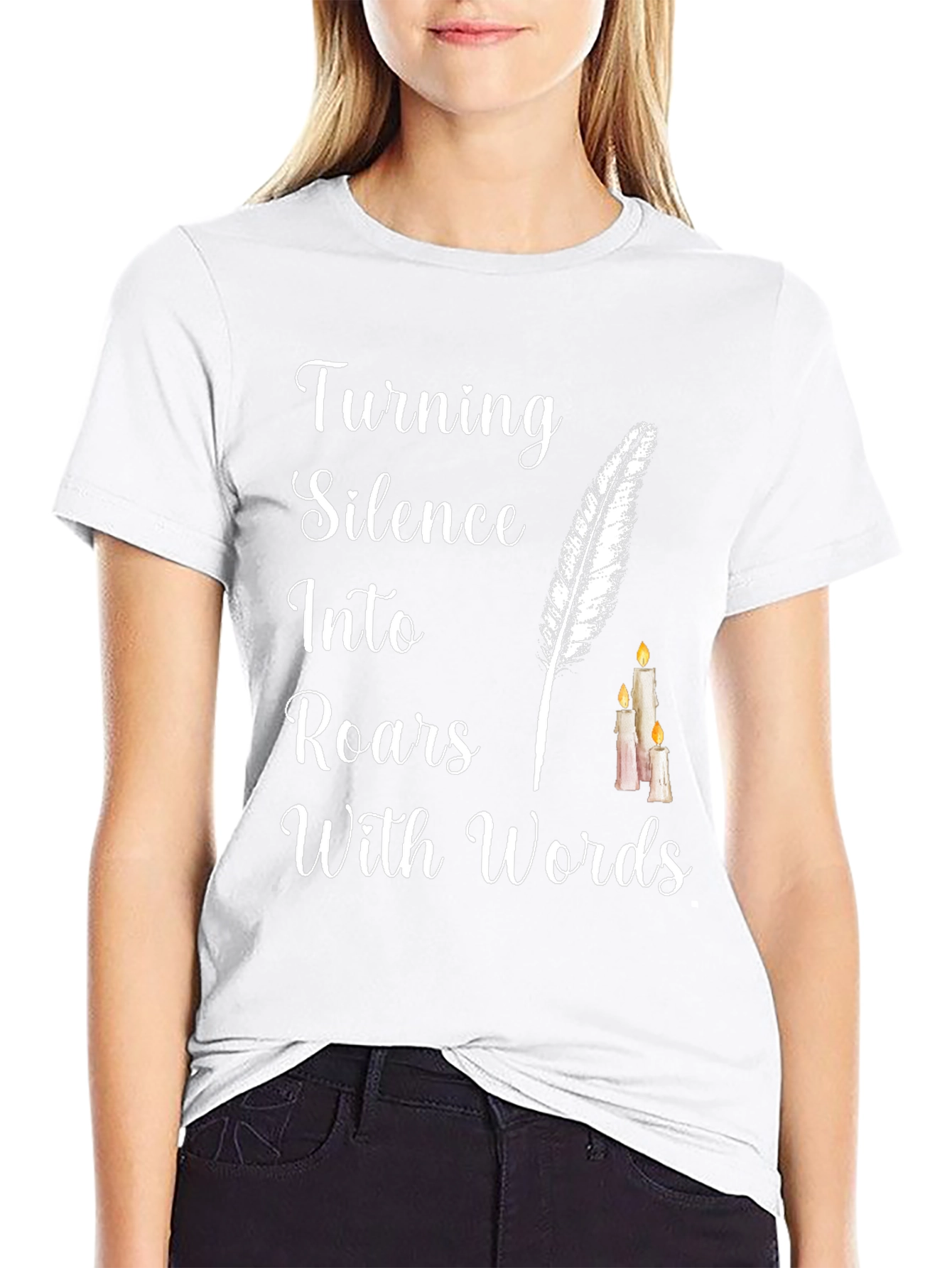 Turning Silence into Roars with Words T-Shirt