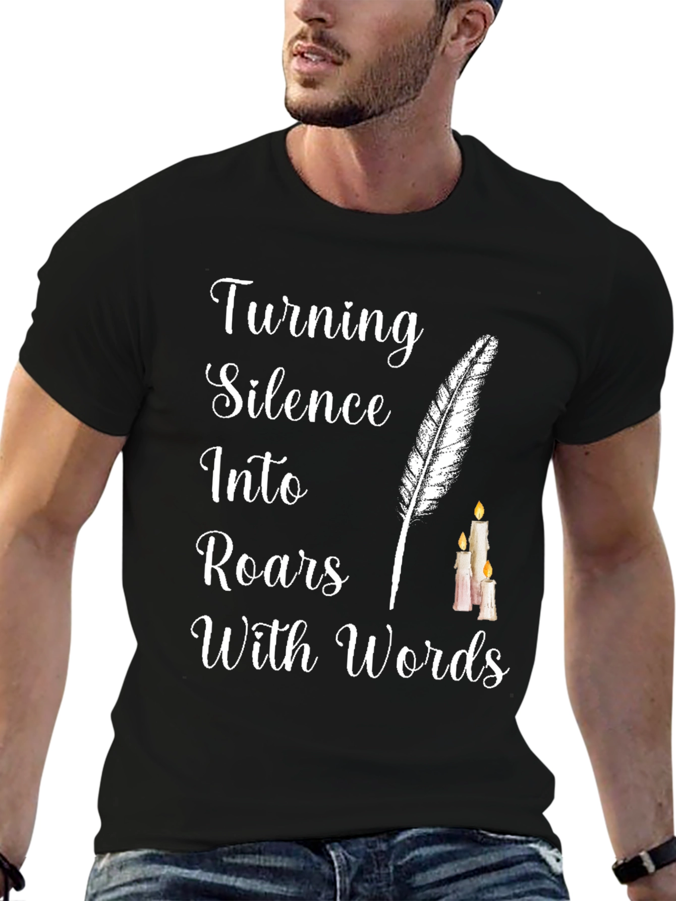 Turning Silence into Roars with Words T-Shirt
