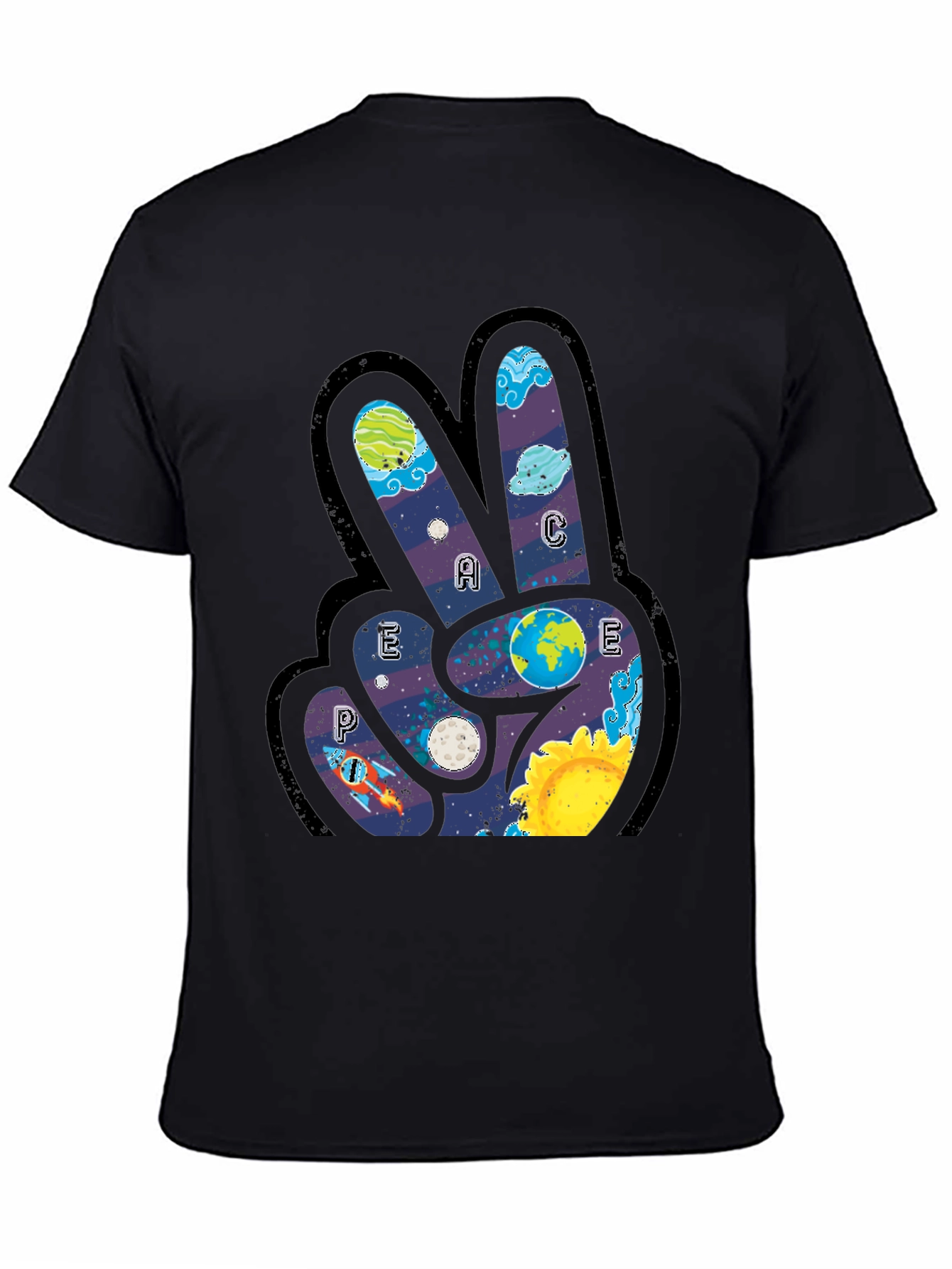 Peace Sign Graphic T-Shirt