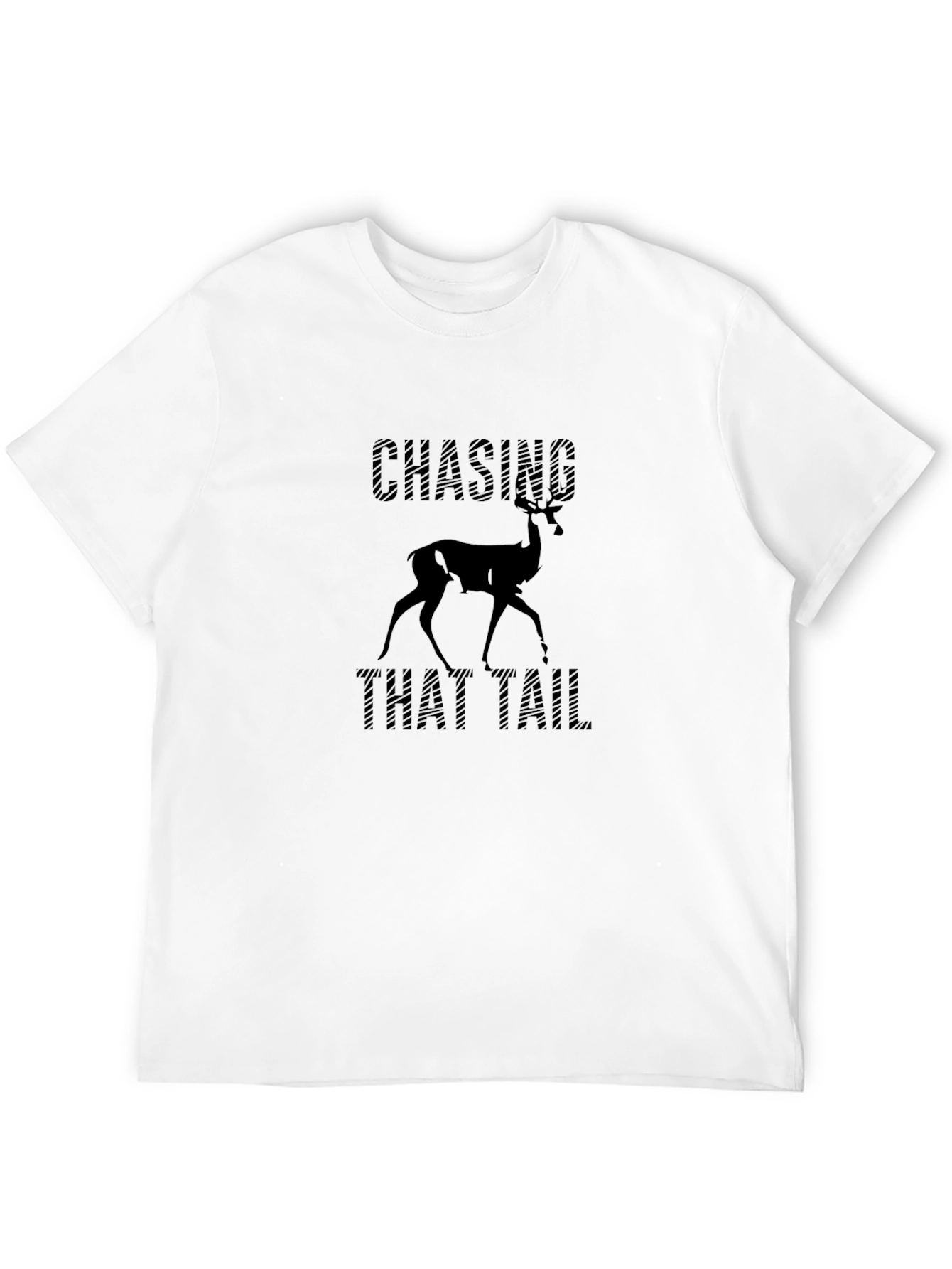 Chasing That Tail Deer Graphic T-Shirt