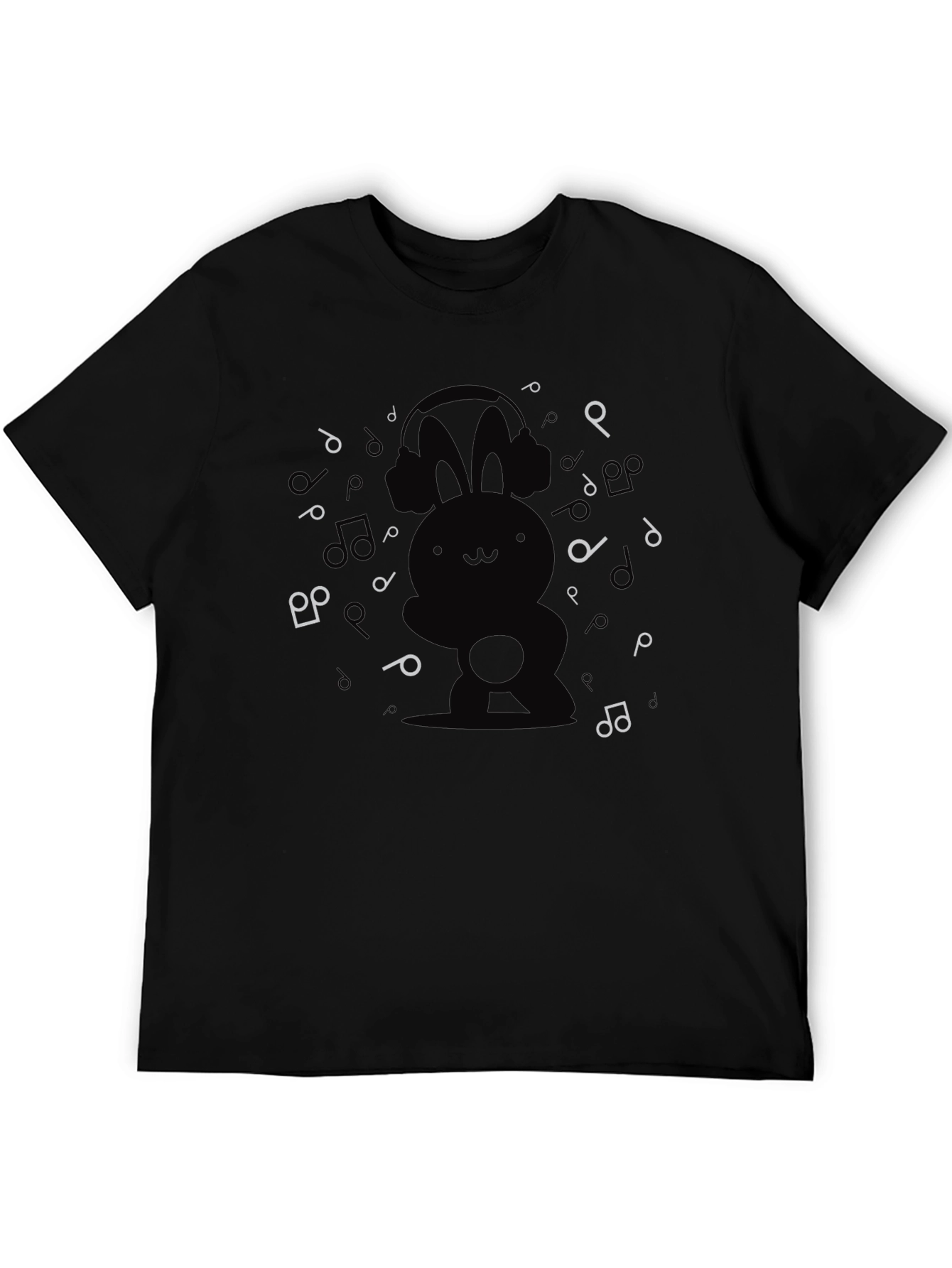 Bunny Beats Black T-Shirt