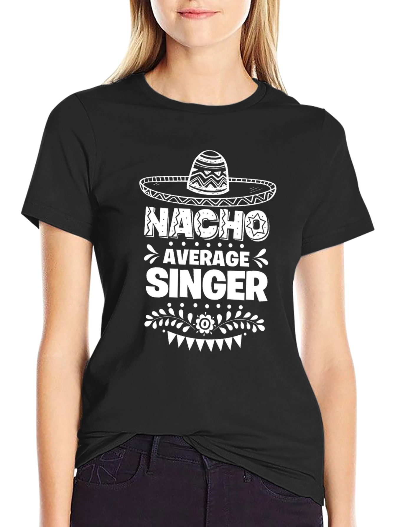 Nacho Average Singer Graphic Tee