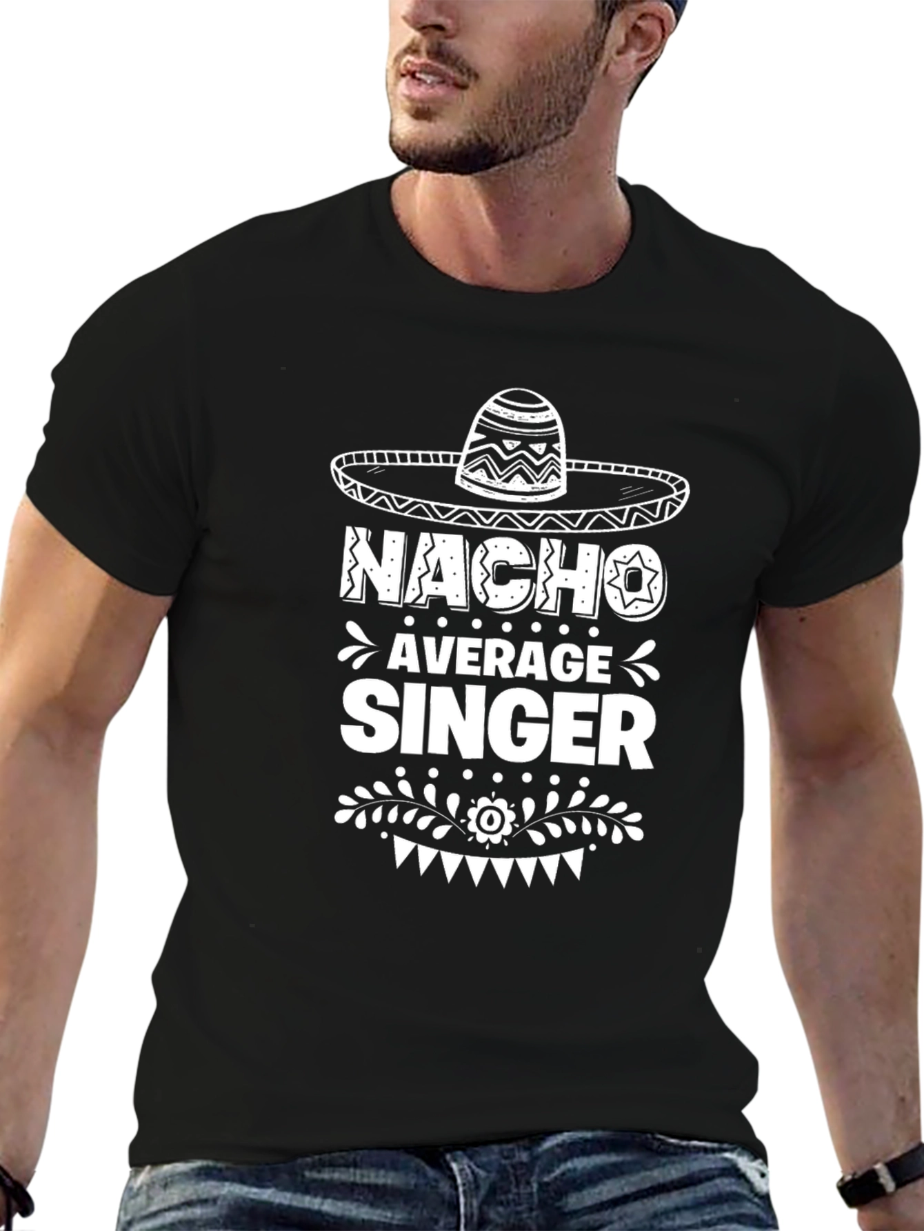 Nacho Average Singer Graphic Tee